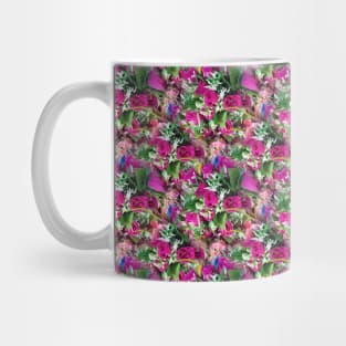 Bouquet of beautiful purple roses Mug